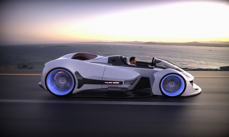 Coche futurista