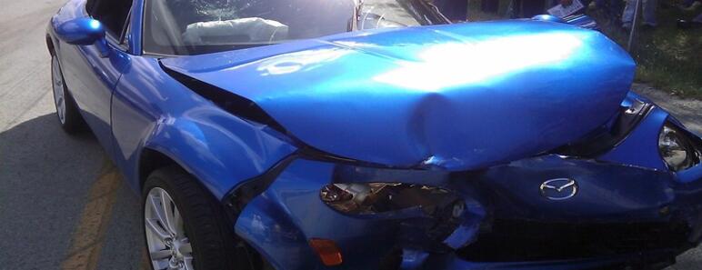 Coche accidentado